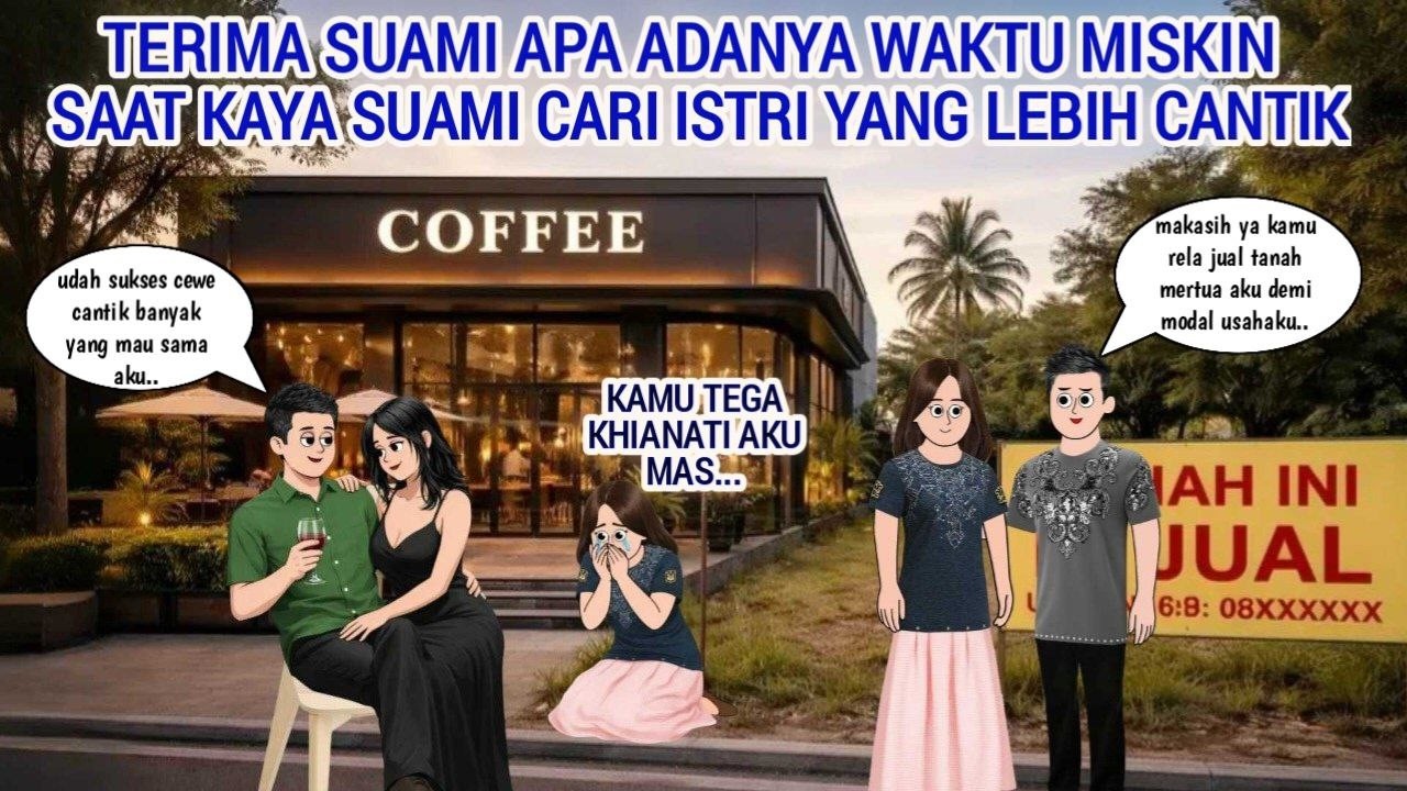 TERIMA SUAMI APA ADANYA WAKTU MISKIN, SAAT KAYA SUAMI CARI ISTRI YANG LEBIH CANTIK
