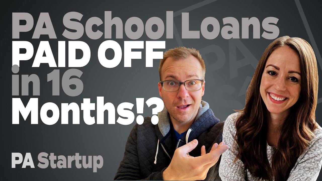 PA School Loans PAID OFF in just 16 months?!??  //  PA Startup