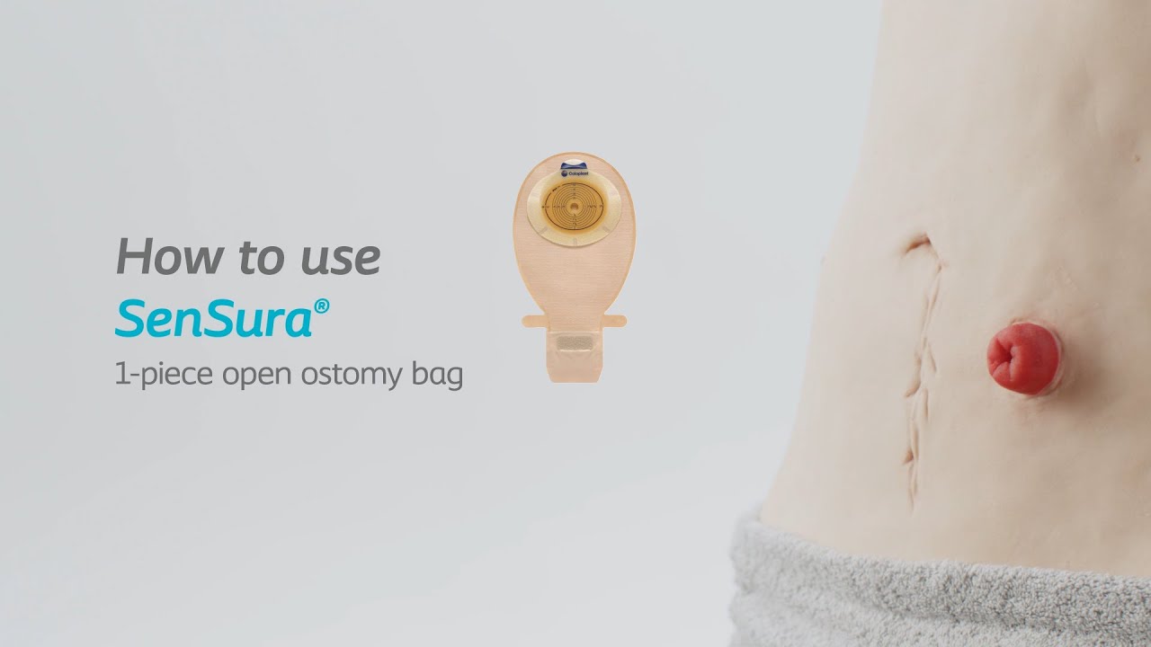 SenSura® 1-piece Colostomy bag (Open) | How to use video (English) | Coloplast India