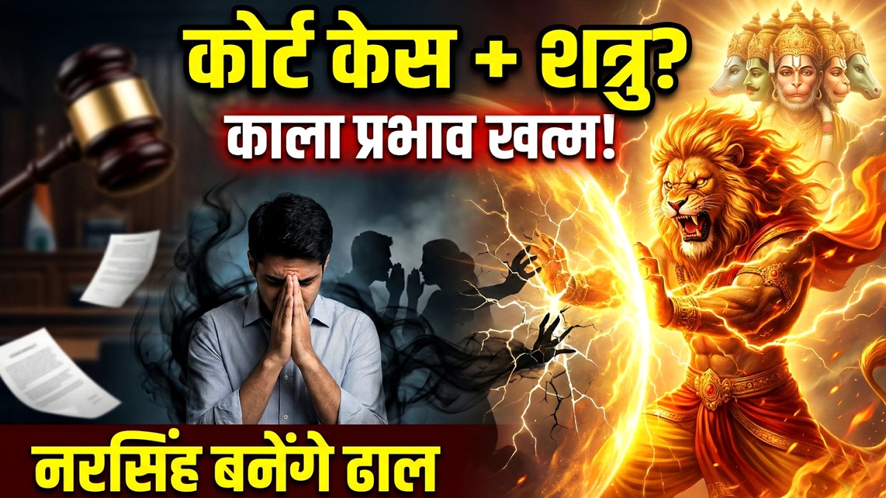 शत्रु का घमंड होगा चूर! सुनें यह दक्षिणमुखी नरसिंह मंत्र | पंचमुखी हनुमान मंत्र | Hanuman Mantra