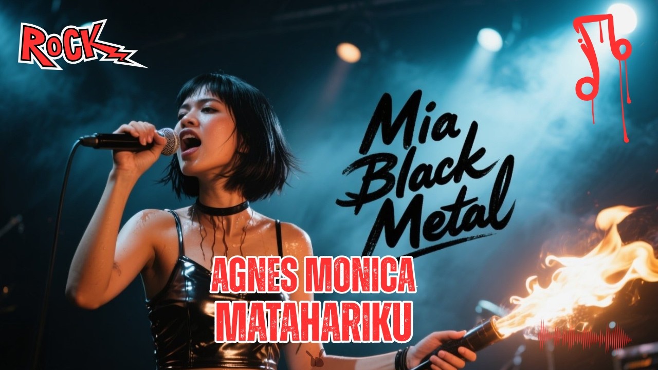 Agnes Monica - Matahariku  🔥 Black Metal Cover 🎸🖤 Lagu ROCK Edition😈🎧MIA BLACK METAL 😈 Viral 2026
