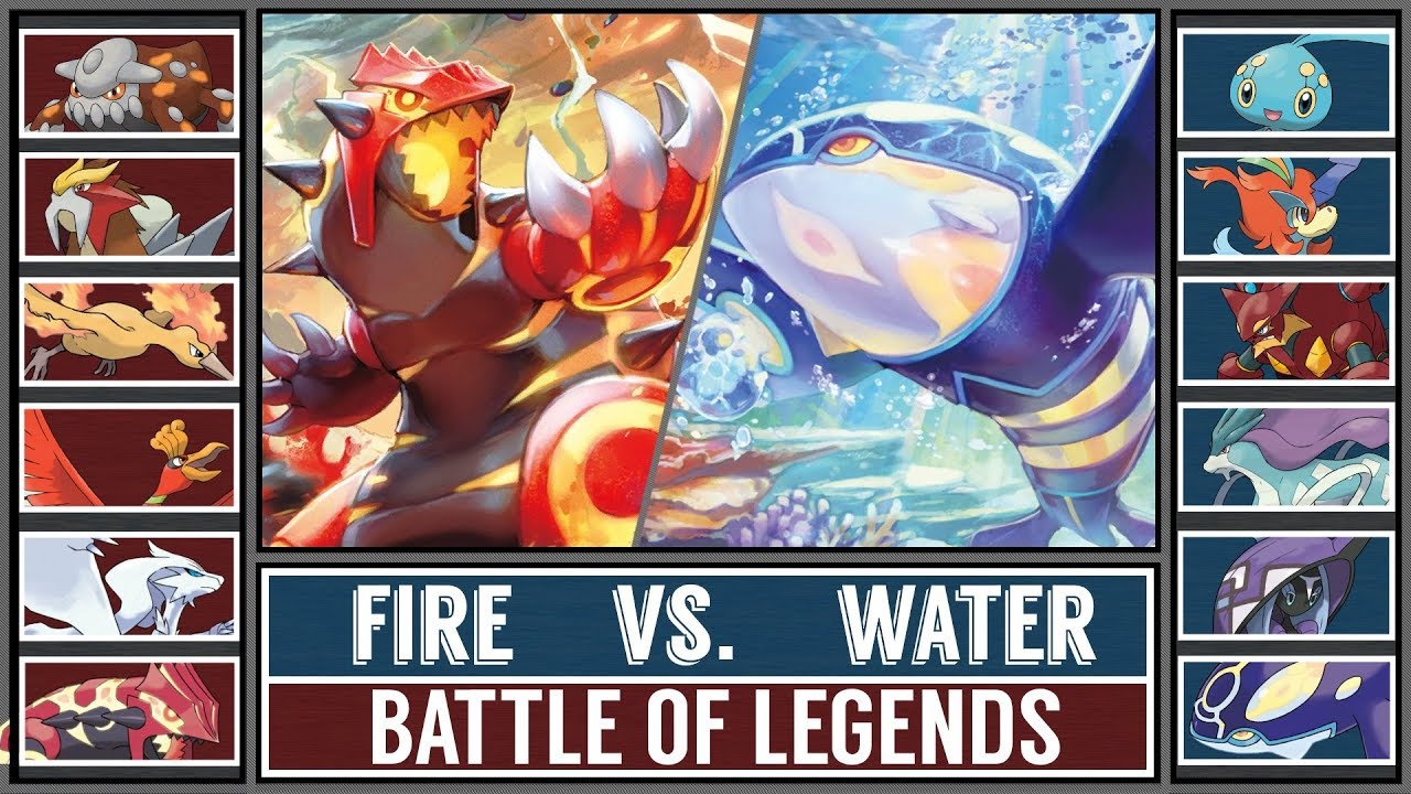Battle of Legends: FIRE vs. WATER LEGENDS (Pokémon Sun/Moon)