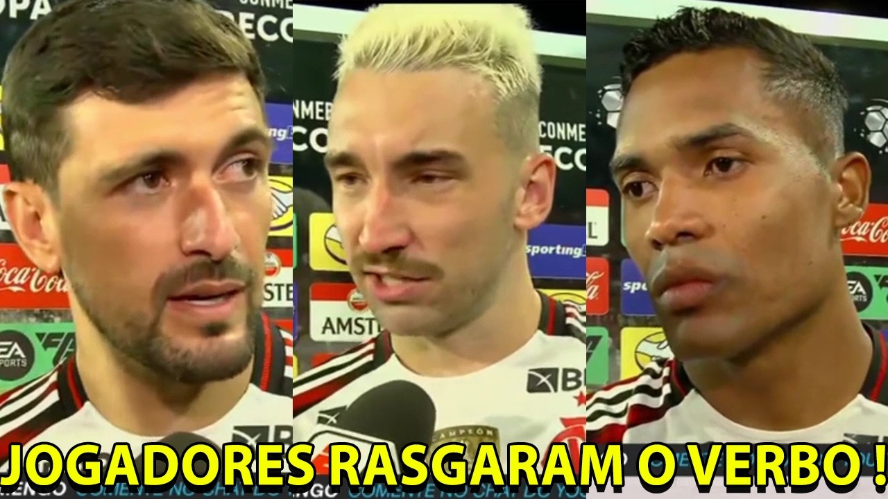 ARRASCAETA, ALEX SANDRO E LÉO ORTIZ RASGARAM O VERBO APÓS DERROTA DO FLAMENGO PARA O LANÚS !