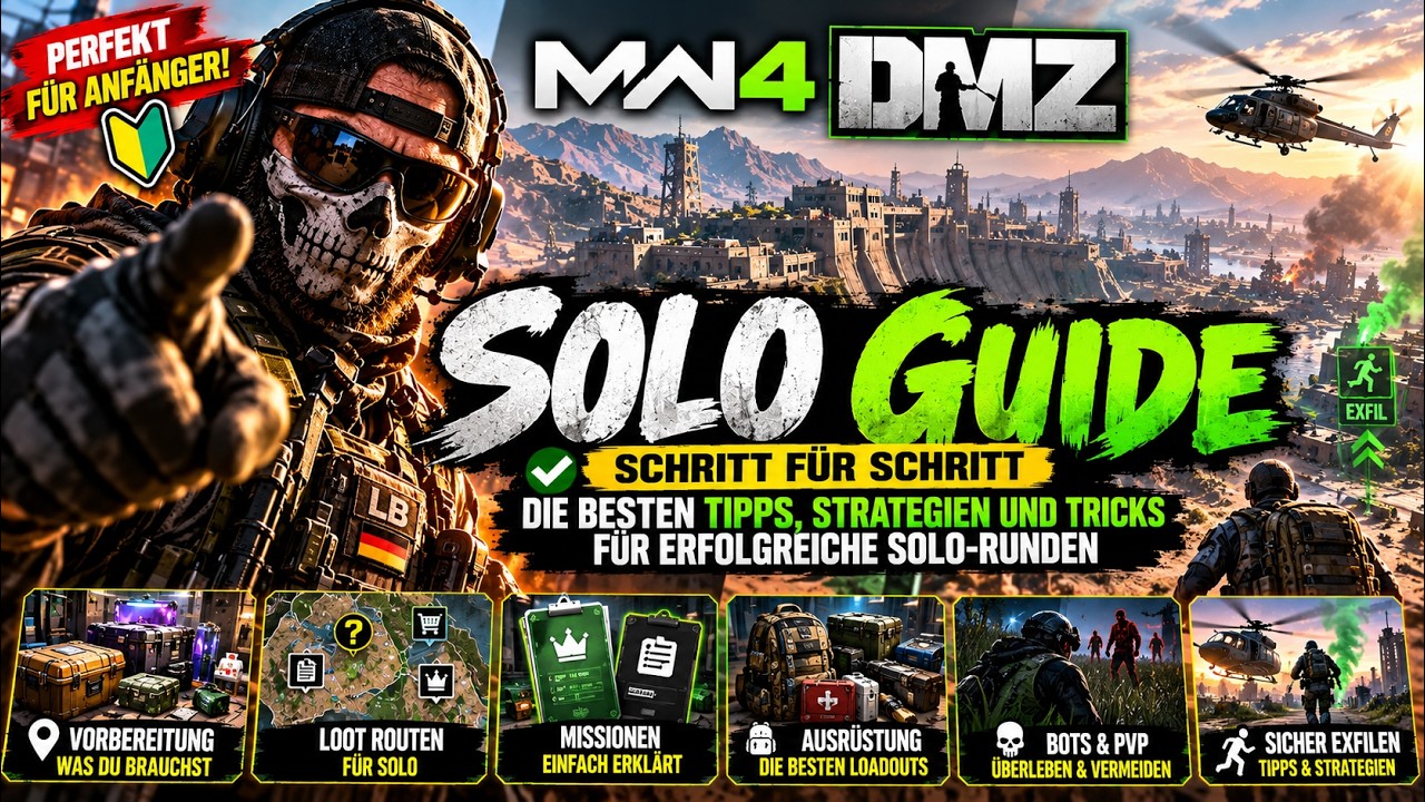 MW4 DMZ SOLO GUIDE🔥 - The BEST Tips for Beginners & Solo Players!