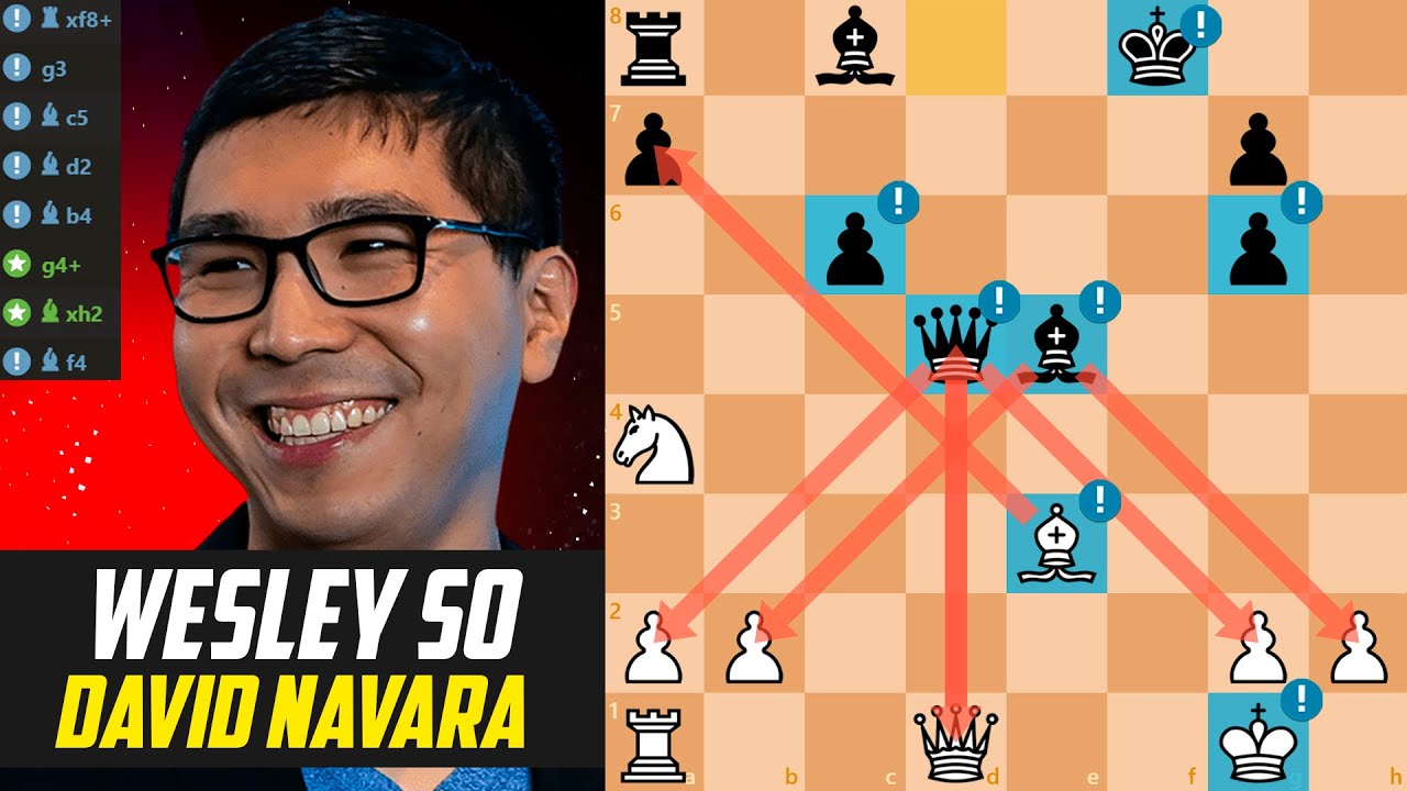 ♟️Wesley So CRUSHES Navara in the Caro-Kann — Rook Pressure from Start to Finish! [Stockfish 17]