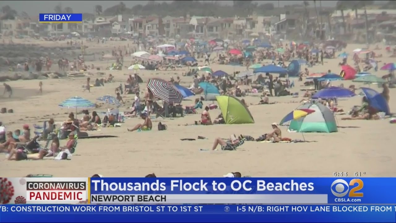 Newport Beach To Consider Closing Its Beaches After Seeing Big Weekend Crowds