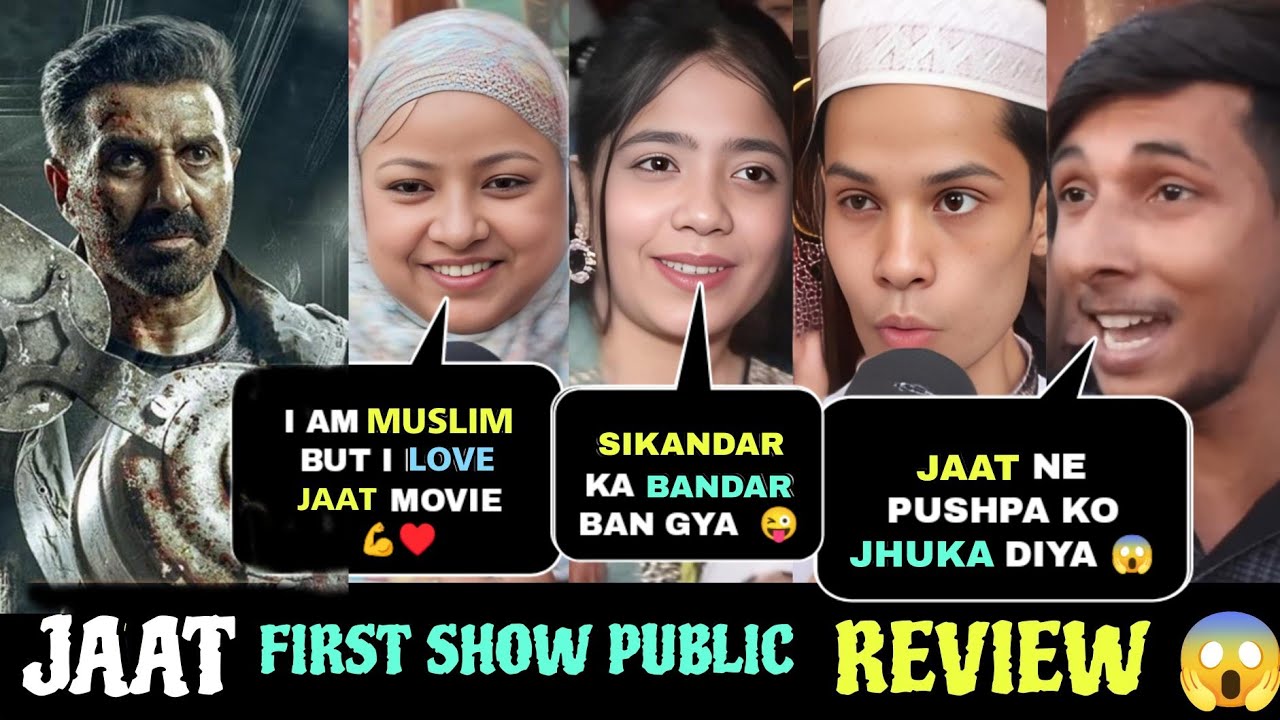 JAAT  PUBLIC REVIEW & REACTION FIRST SHOW | SUNNY DEOL | JAAT REVIEW |  JAAT PUBLIC TALK