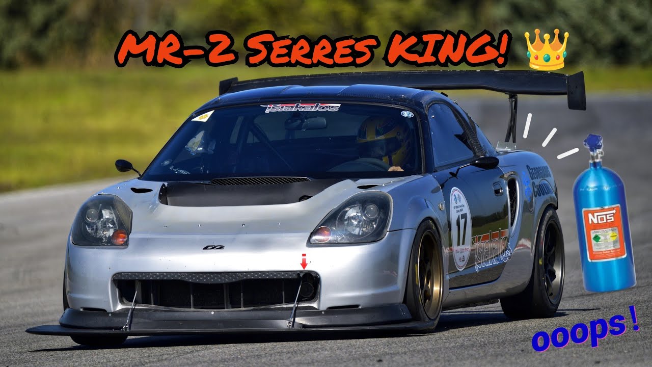 FASTEST MR2 ( K-Swap + Nitrous ) at Serres Circuit # 1.23.881