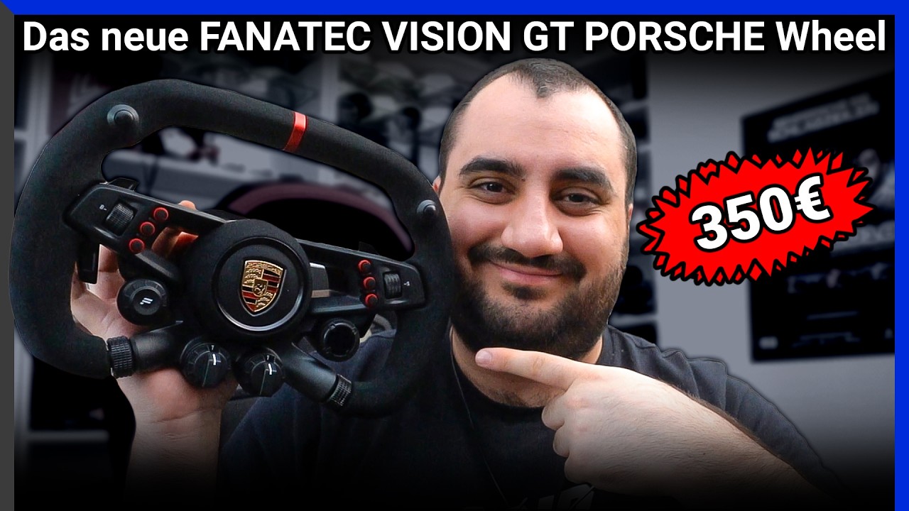 Wir unboxen das neue Fanatec Vision GT Porsche Wheel!
