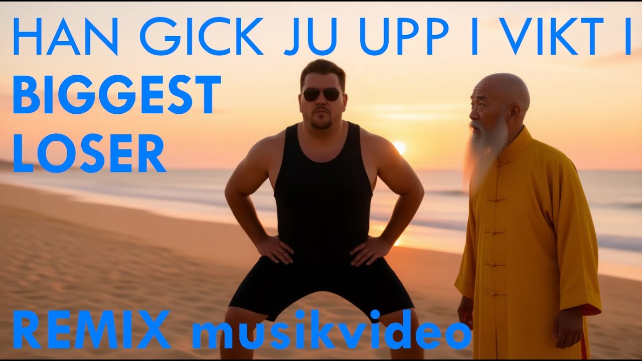 Han Gick Ju Upp I Vikt I Biggest Loser! (MUSIKVIDEO DJ Snöstorm X Elin Lundström Cover Remix) #anjo