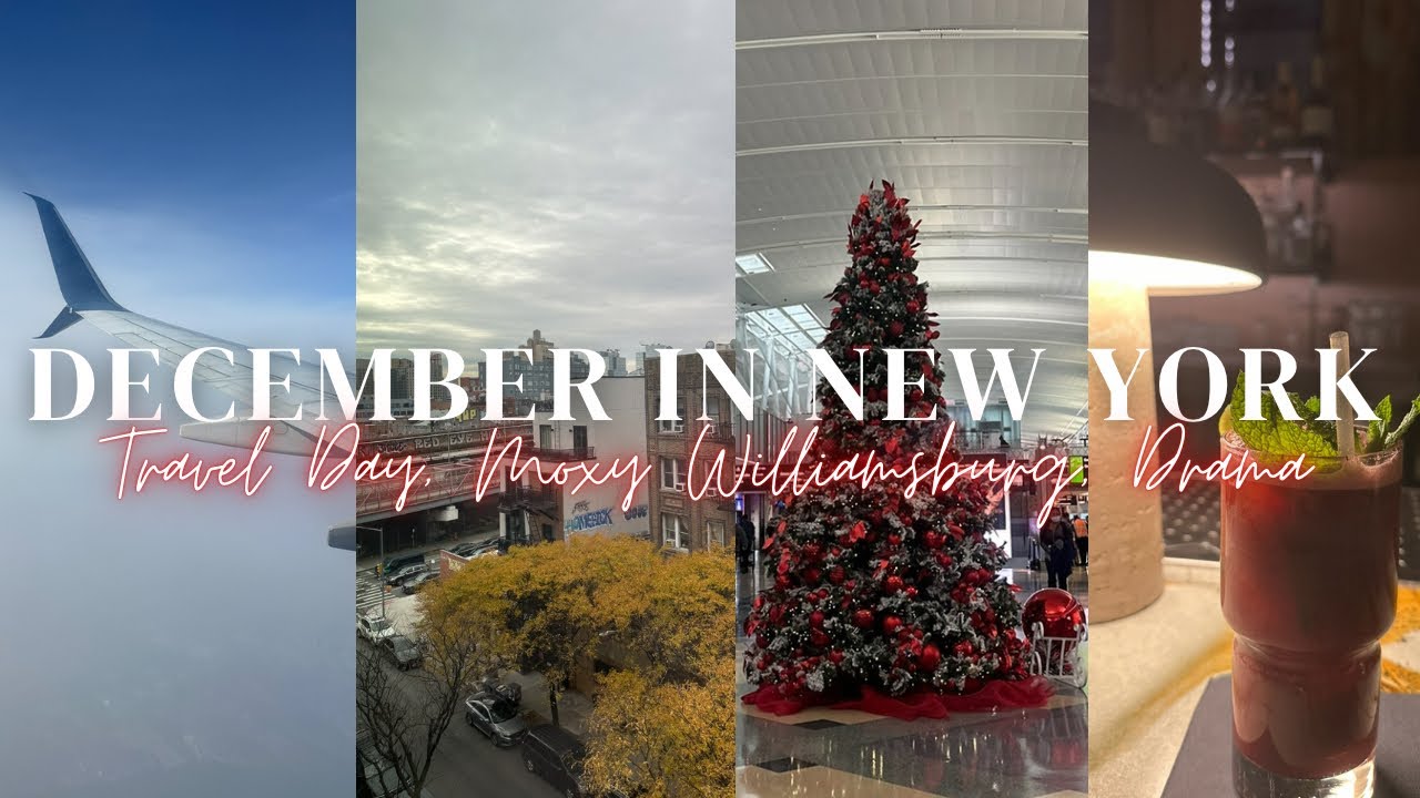 NEW YORK VLOG part 1 | Moxy Brooklyn Williamsburg, JFK, Sister Drama, Views | Keeping It Kendra