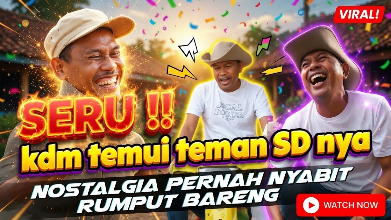 KDM TEMUI TEMAN SD NOSTALGIA YABIT RUMPUT BARENG#dedimulyadi #kdm #dedimulyadi 