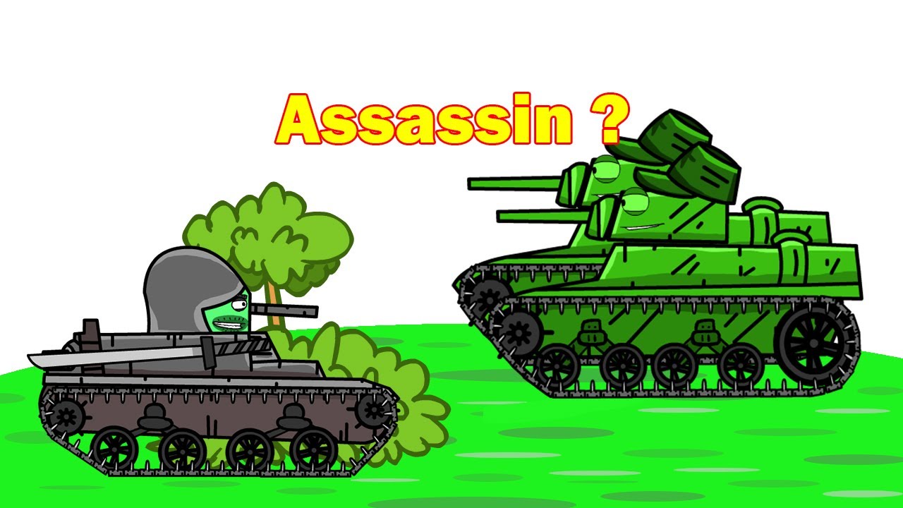 MA21 steals the key - cartoon about tank