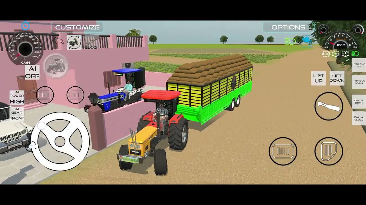 farming simulator tractor games 🎮🚜 Gemas// Indian powerful teacher//