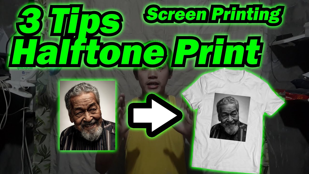 HALFTONE SCREEN PRINTING | T-SHIRT PRINTING | SCREEN LIFE