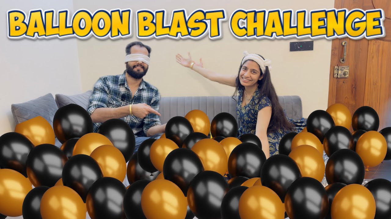 Balloon Blast Challenge || I sang for him || Ekta Grover 