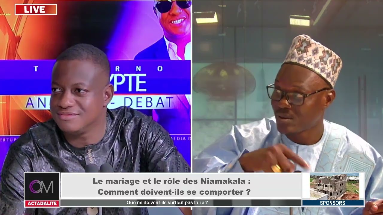 OM TV :#URGENT /Le mariage et le rôle des Niamakala : Comment doivent-ils se comporter ?