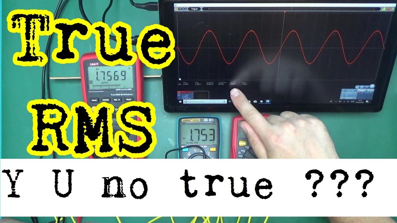 #015 - True or False RMS after all? Does Truly TRUE RMS multimeter exist?