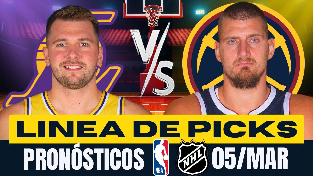🔥🏀🏒 PRONÓSTICOS NBA Y NHL PARA HOY 05 MARZO 🤑 PARLAY GRATIS🔥