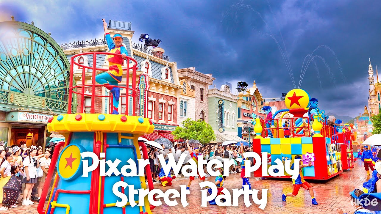 【4K】 Pixar Water Play Street Party 2023｜Hong Kong Disneyland