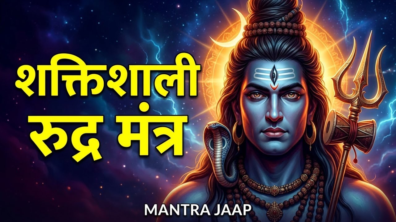 Powerful Rudra Mantra | ॐ नमो भगवते रुद्राय | Shiva Mantra for Protection & Success