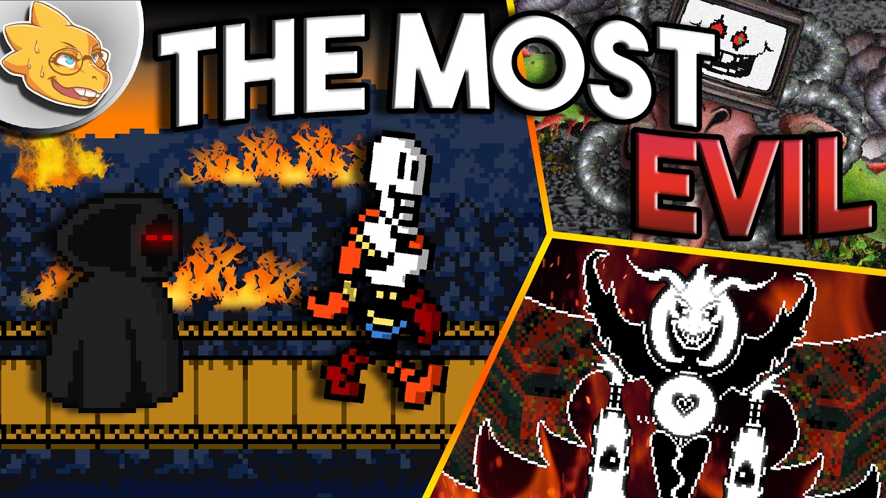 Who Is The Most Evil Character In UNDERTALE? Undertale Theory | UNDERLAB