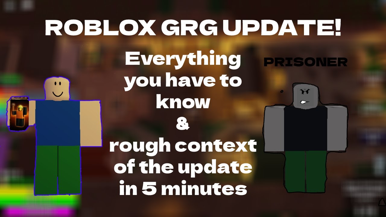 GRG v3 UPDATE! Update Information (Jail Escape/ laws/ etc) | Roblox Generic Roleplay Gaem
