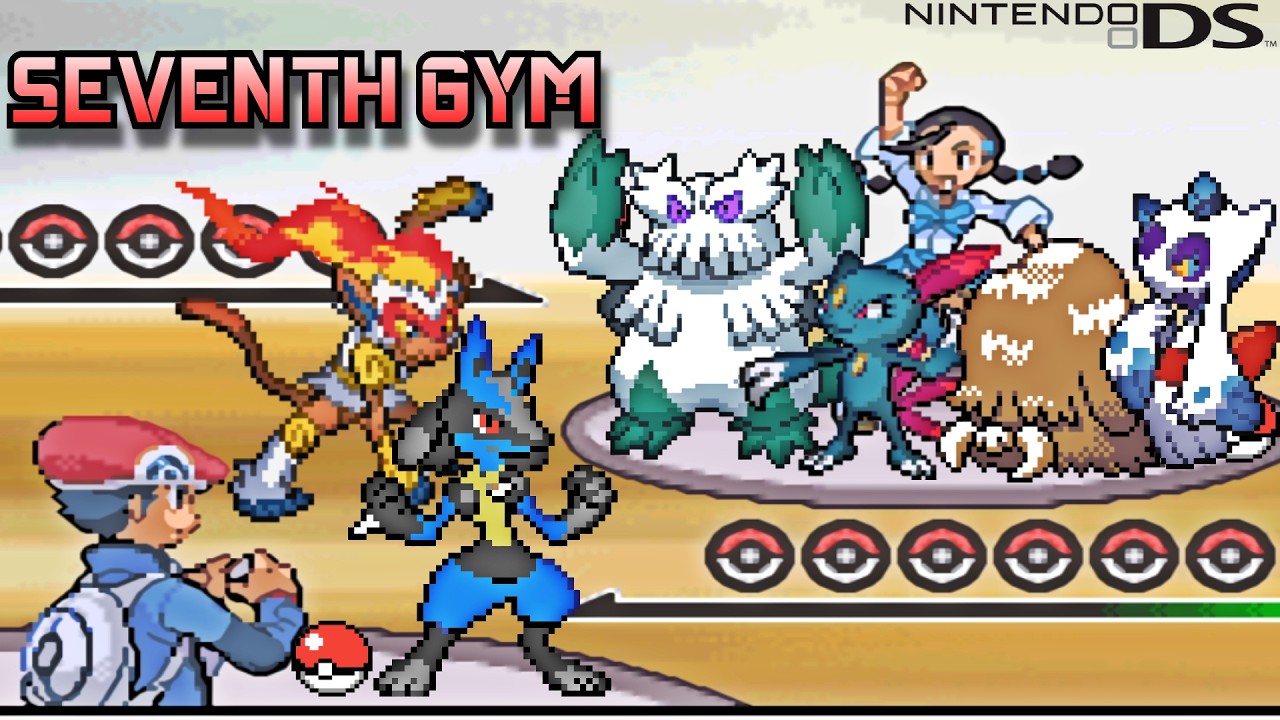 7th Gym Leader Challenge - Pokemon Platinum Nintendo DS