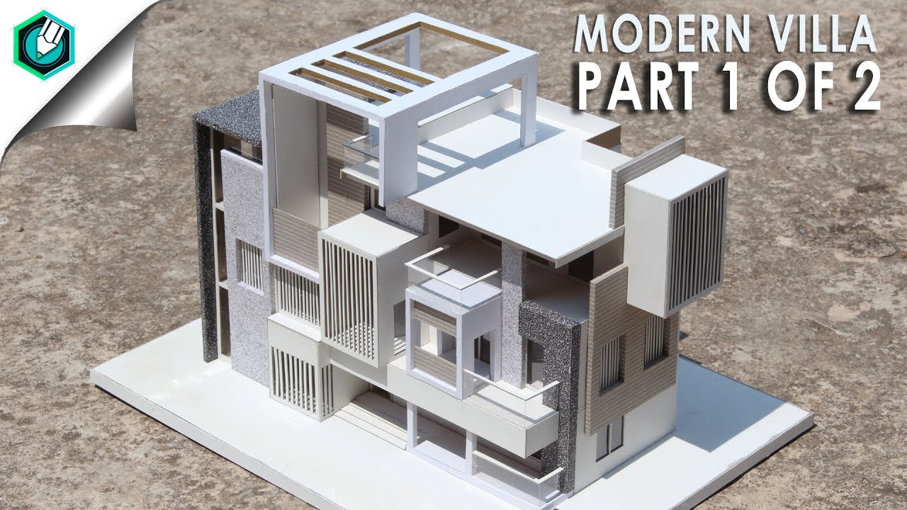 MODERN VILLA-2 | How to make realistic villa house | PART 1 of 2