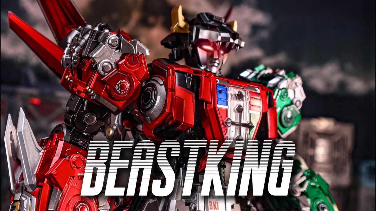 Voltron：Defender of the Universe Reborn-01 Beastking Voltron GoLion stop motion.