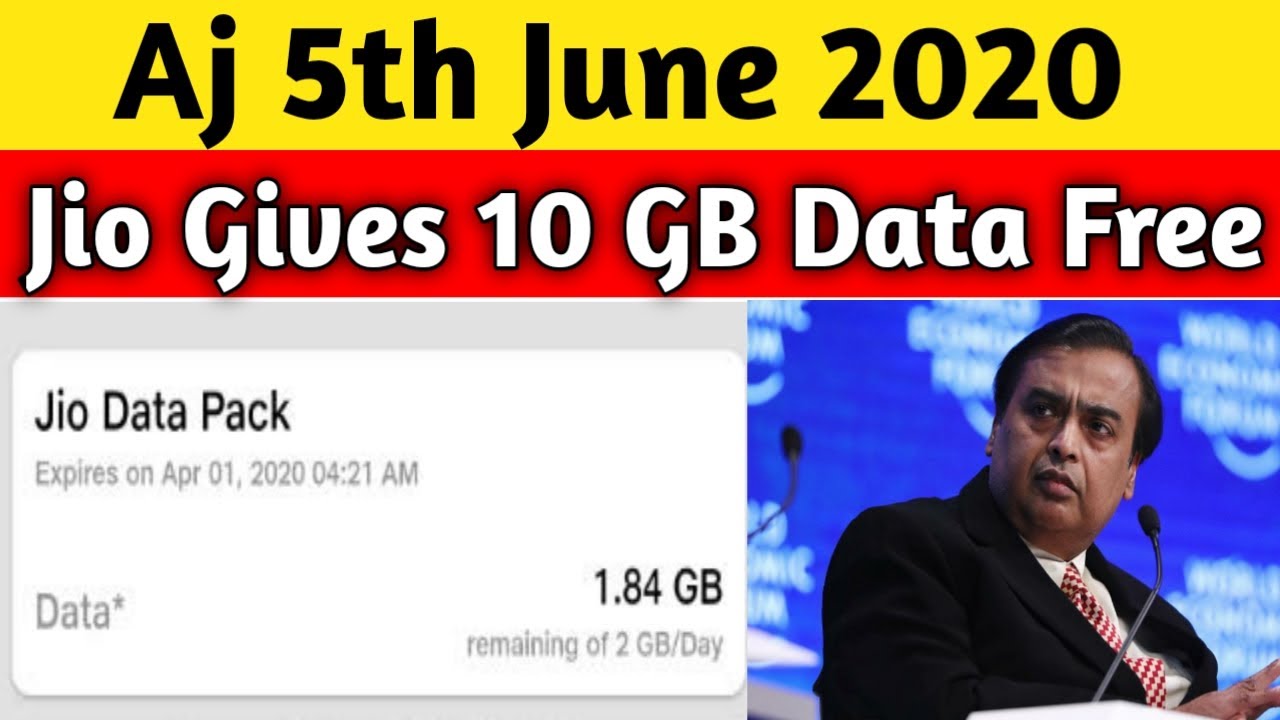 Jio Again Gives Free 10 GB Data | But there Is a Problem