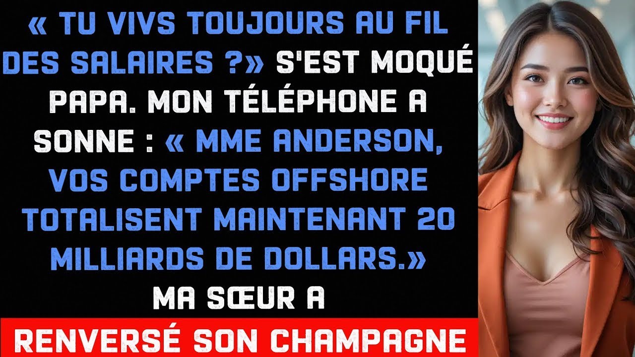 Au dîner du Nouvel An, ils m'ont traité de pauvre—Puis ma banque a appelé pour les milliards