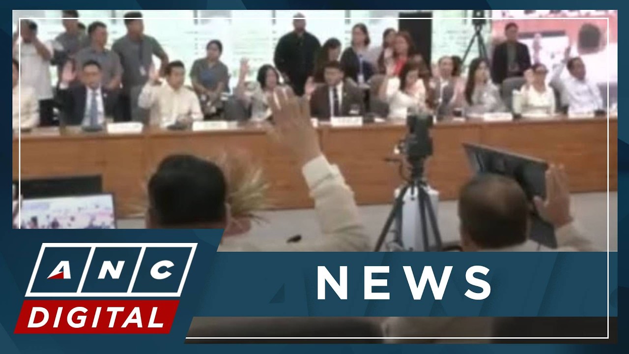 WATCH: With 55 out of 55 votes, House panel approves articles of impeachment vs VP Sara | ANC