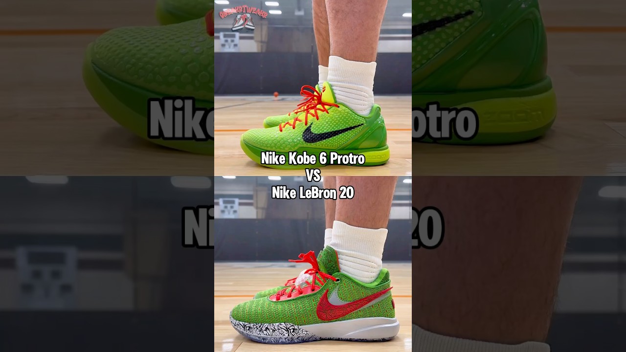 Nike Kobe 6 Protro VS Nike LeBron 20 On Feet & In Hand Looks - Short Review #shorts #kobebryant