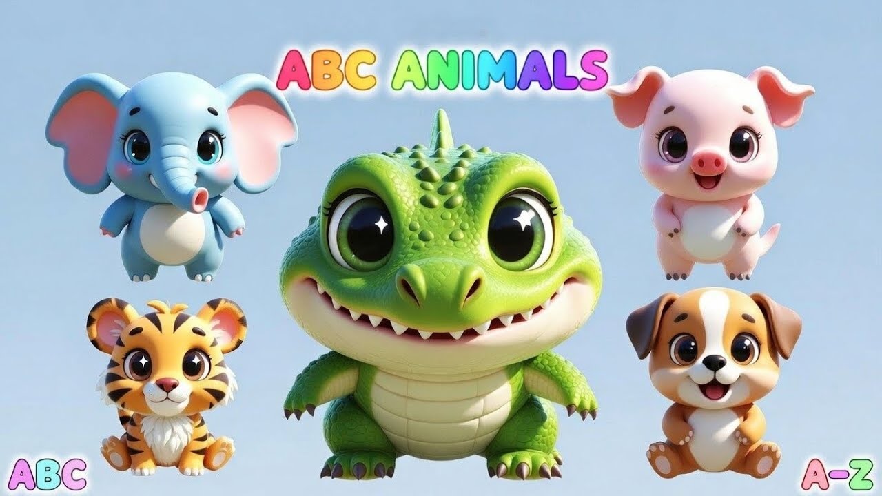 Learn ABCs with Animals | Alphabet Song for Toddlers | A to Z Phonics Adventure