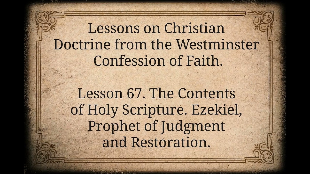 Ezekiel the Prophet of Judgment and Restoration.