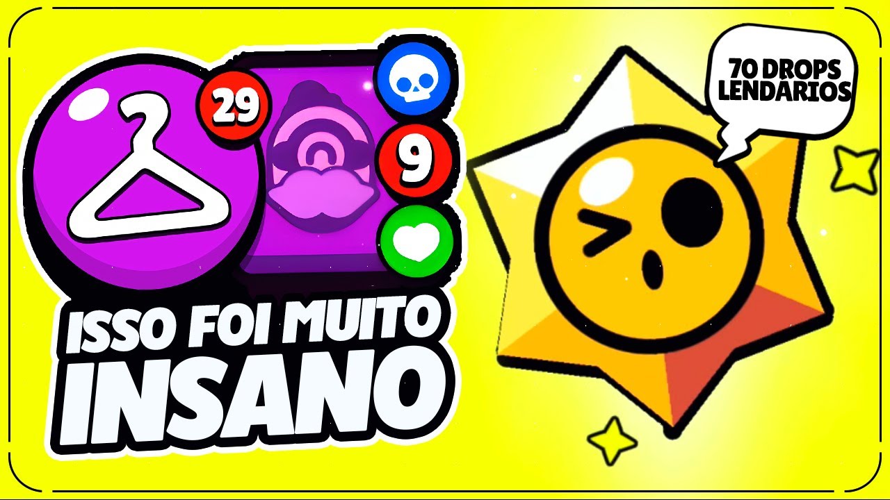 SENSACIONAL! ABRI 70 STARR DROPS LENDÁRIOS, GANHEI 29 SKINS TOP e VÁRIOS BRAWLERS no BRAWL STARS