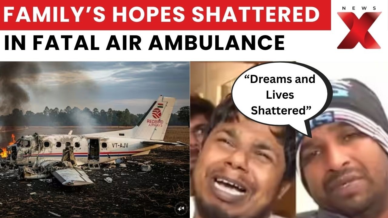 Tragic Air Ambulance Crash in Jharkhand Kills 7, Family’s Dreams Shattered | NewsX