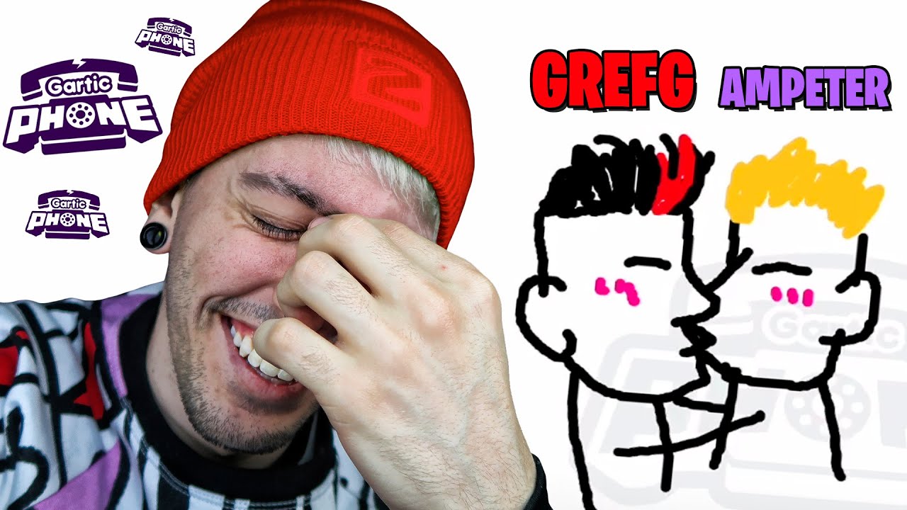 MI PRIMERA VEZ EN GARTIC PHONE CON AMIGOS | Robleis