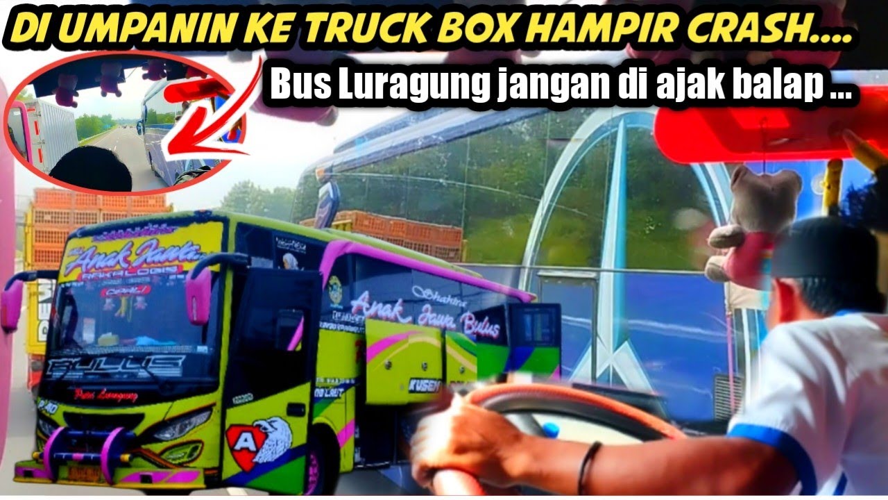 TIBA-TIBA MEMANAS‼️Trip Luragung Anak Jawa Bertemu bus Satu Enam Delapan Saling Susul 