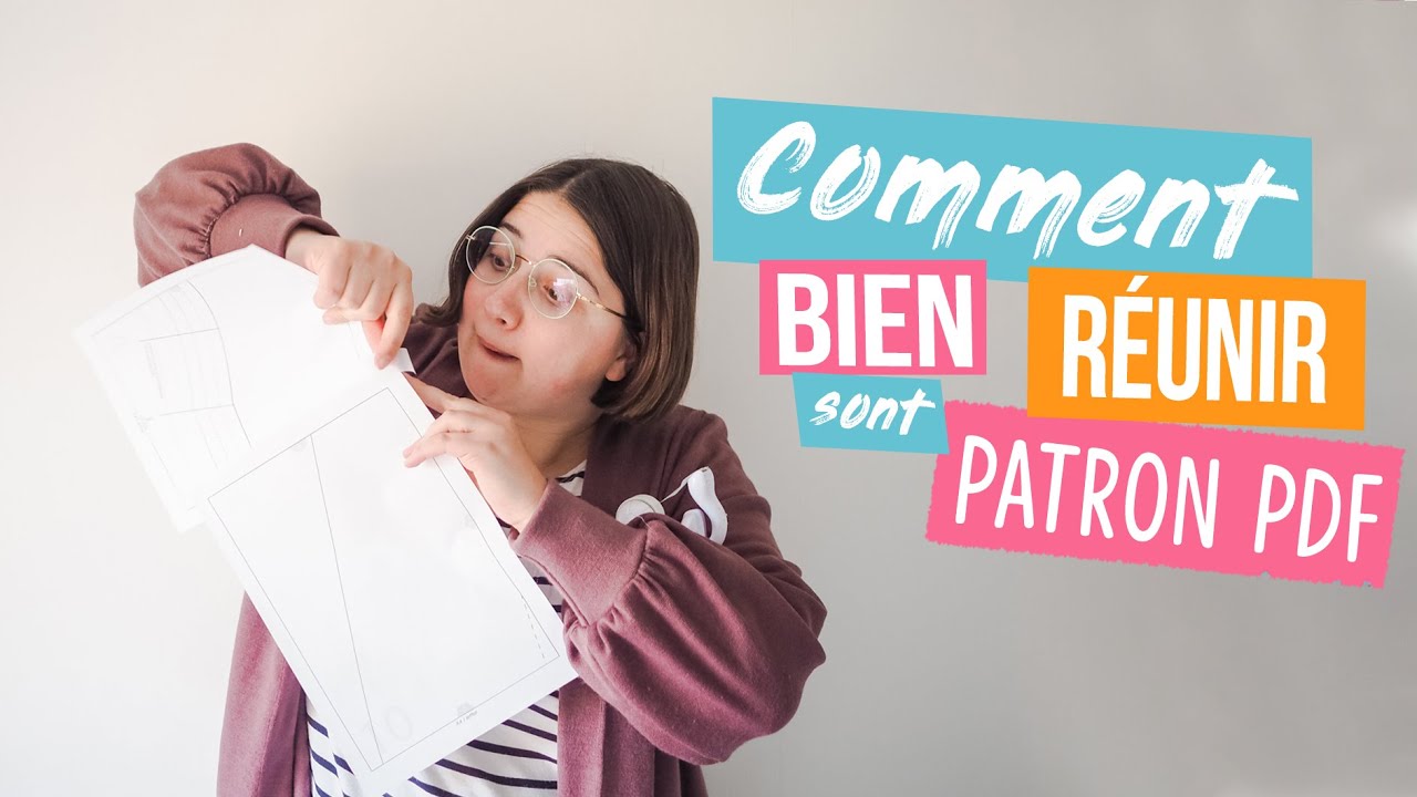 Comment assembler un patron de couture PDF