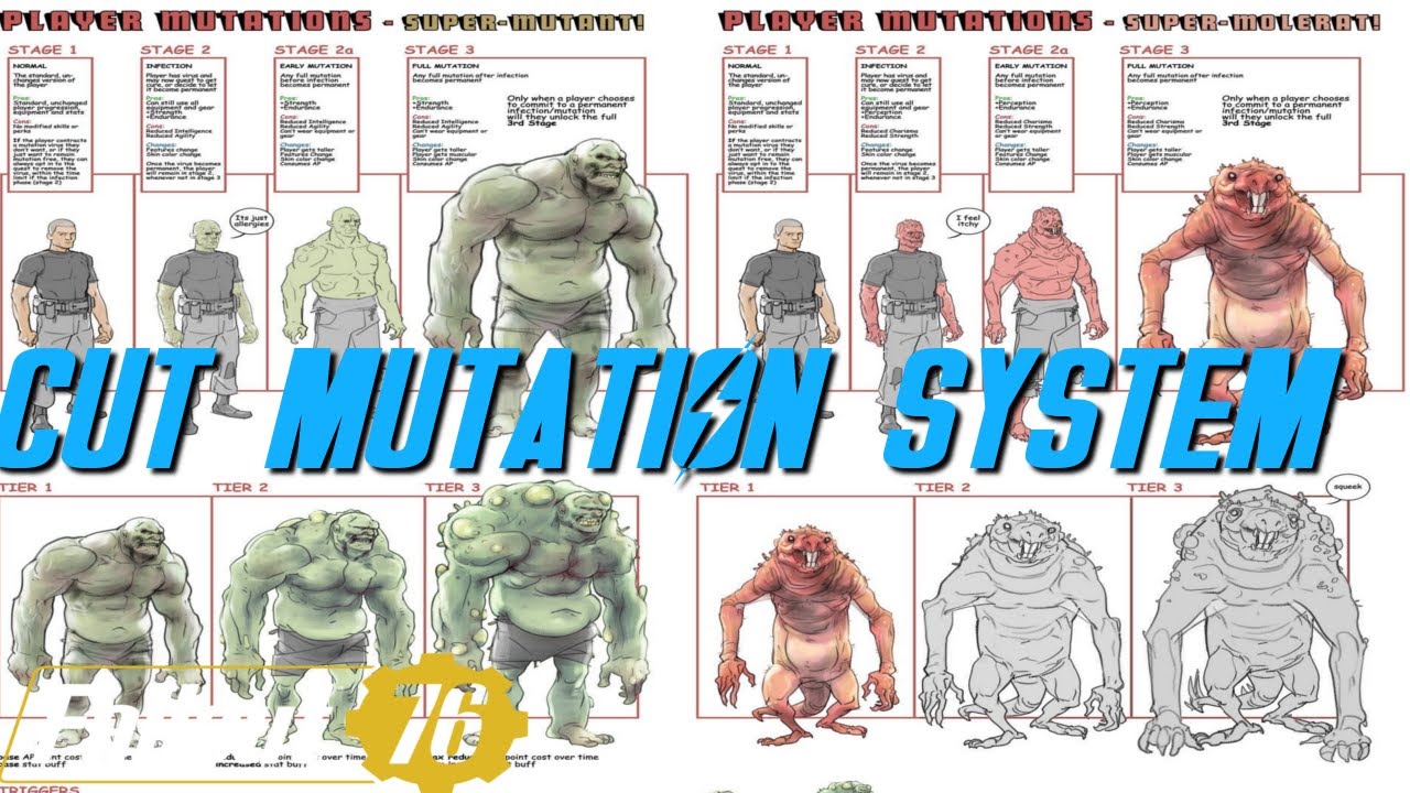Fallout 76 - Cut Mutation System Concept
