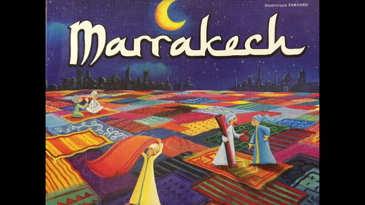 Играем в настольную игру Marrakech (Марракеш)