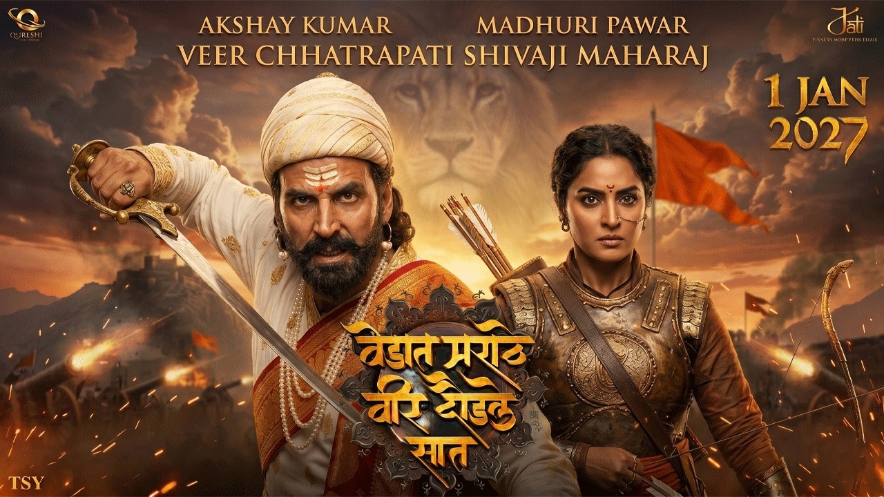 Akshay Kumar as Shivaji Maharaj 🔥 | Vedat Marathe Veer Daudle Saat Trailer | Mahesh M | 2027 Release
