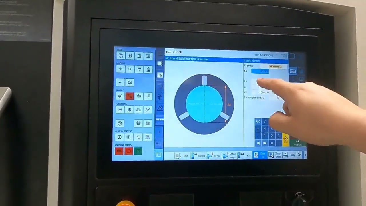 20 Simulering af program på DMG T1