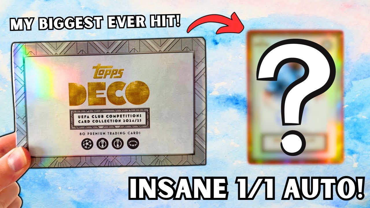 INSANE 1/1 HIT! Topps Deco 2024/25 box opening! MY BIGGEST EVER PULL!