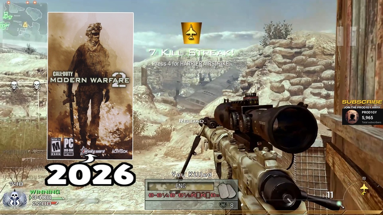 MW2 In 2026 Is EASY: INSANE ''INTERVENTION FMJ'' NUKE ON AFGHAN TDM!
