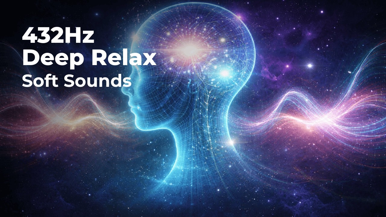Fall Asleep Fast with 432Hz | Healing Sleep Frequency | 1 Hour | Soft Sounds