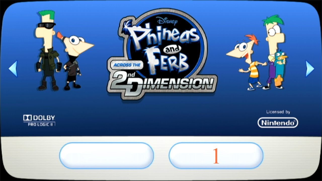 I never saw the movie - Let's Play - Phineas and Ferb Across the 2nd Dimension - Part 1