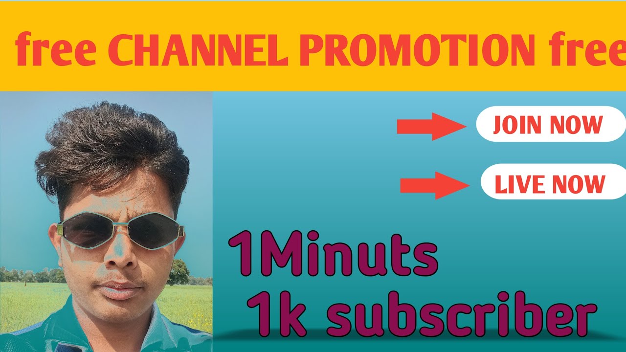 ✴️ LIVE PROMOTION 1K Subscriber 💚 ✴️